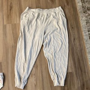 Aerie waffle sweats pants
